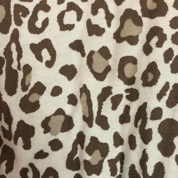 Old navy muted neutral cream/tan leopard print subtle sequins XS tank top - Picture 7 of 7